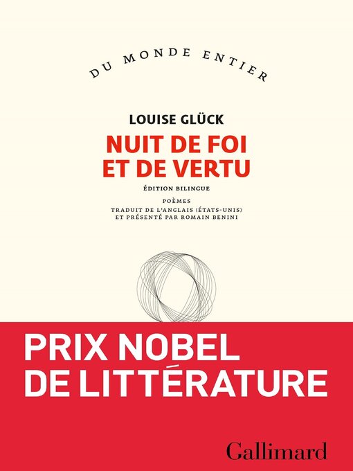 Title details for Nuit de foi et de vertu by Louise Glück - Available